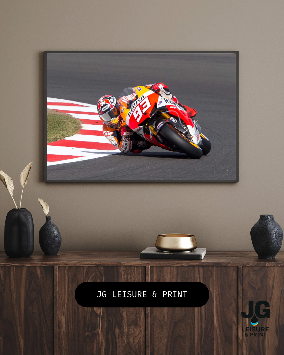 Marc Marquez 93 MotoGP Wall Art Poster