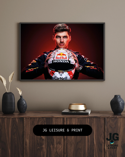 Max Verstappen Poster Wall Art A1-A5