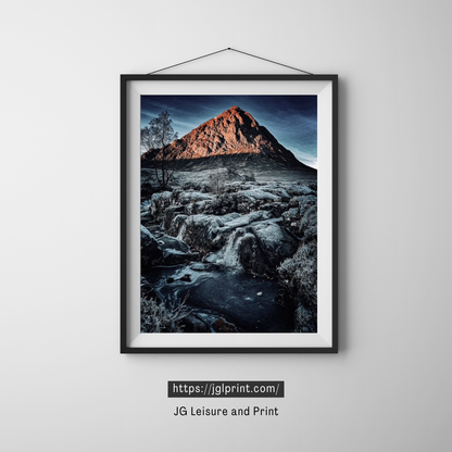 Glen Etvie Scotland Poster Print Scottish Highlands Landscape Wall Art Mountains