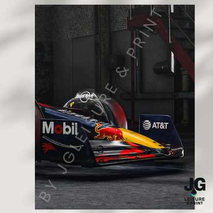 RedBull F1 Car Poster: Set of 3  Verstsppen