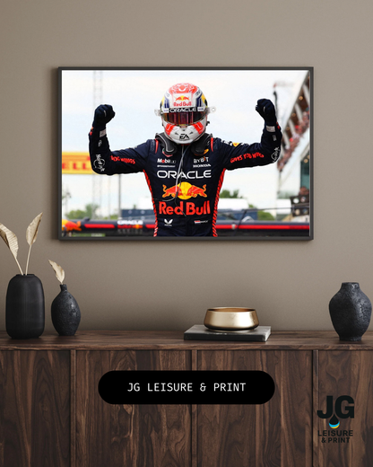 Max Verstappen Poster Wall Art A1-A5