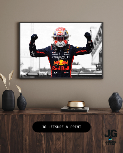 Max Verstappen Poster Wall Art A1-A5