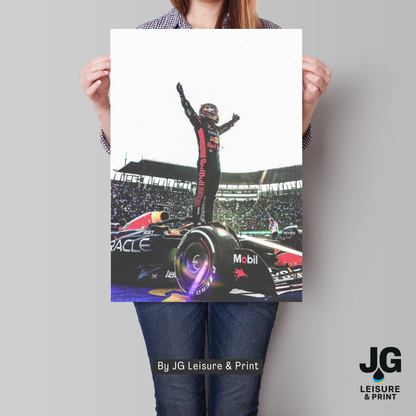 Max Verstappen Poster Wall Art A1-A5