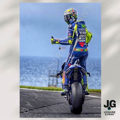 Valentino Rossi MotoGP Wall Art Poster