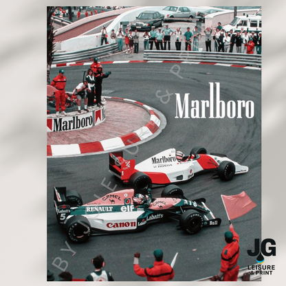 Ayrton Senna Poster Wall Art A1-A5