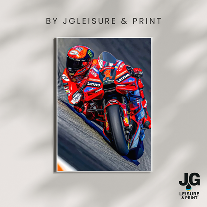 Pecco Bangnia MotoGP Wall Art Poster