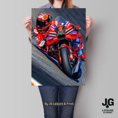 Pecco Bangnia MotoGP Wall Art Poster