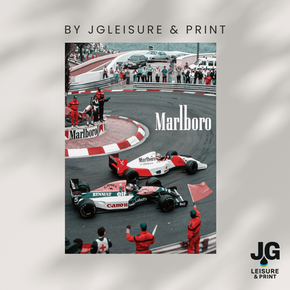 Ayrton Senna Poster Wall Art A1-A5