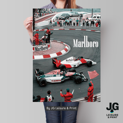 Ayrton Senna Poster Wall Art A1-A5