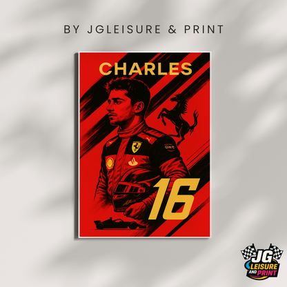 Charles Leclerc Poster Wall Art A1-A5