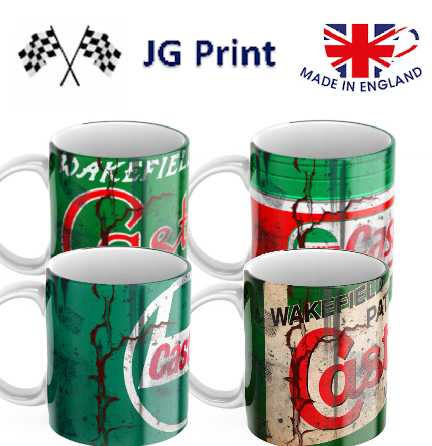 4 Pack Retro Oil Can Mug Collection – Castrol