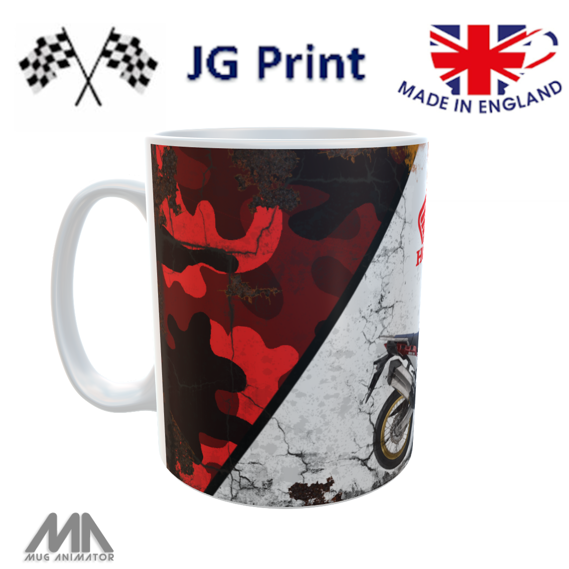 Honda Africa Twin Mug – Racing Fan Gift | Coffee Cup