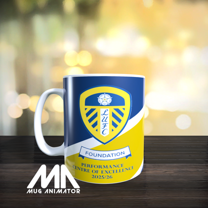 Mug & Coaster Girls PCOE Custom Shirt Name and Number - Diagonal Stripe