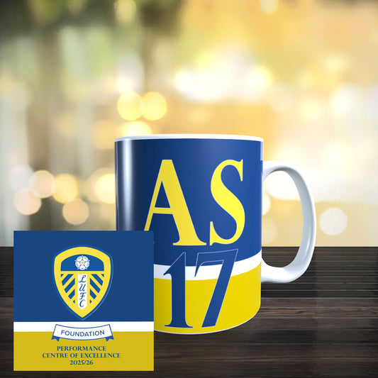 Mug & Coaster Girls PCOE Custom Initials and Number