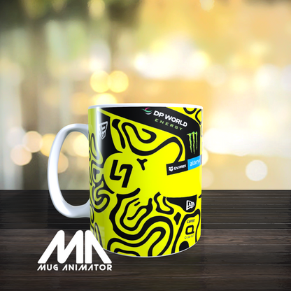 Lando Norris helmet inspired Formula One Mug – Racing Fan Gift | McLaren