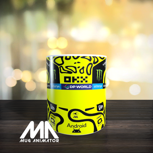 Lando Norris helmet inspired Formula One Mug – Racing Fan Gift | McLaren