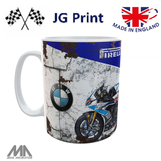 BMW S1000RR World Superbike Mug – Racing Fan Gift | F1 Coffee Cup |