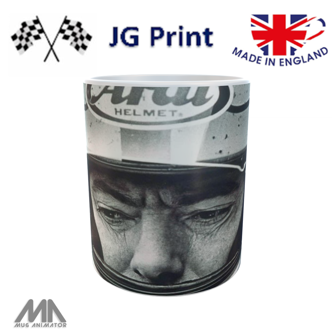 Joey Dunlop Mug – Racing Fan Gift | Coffee Cup