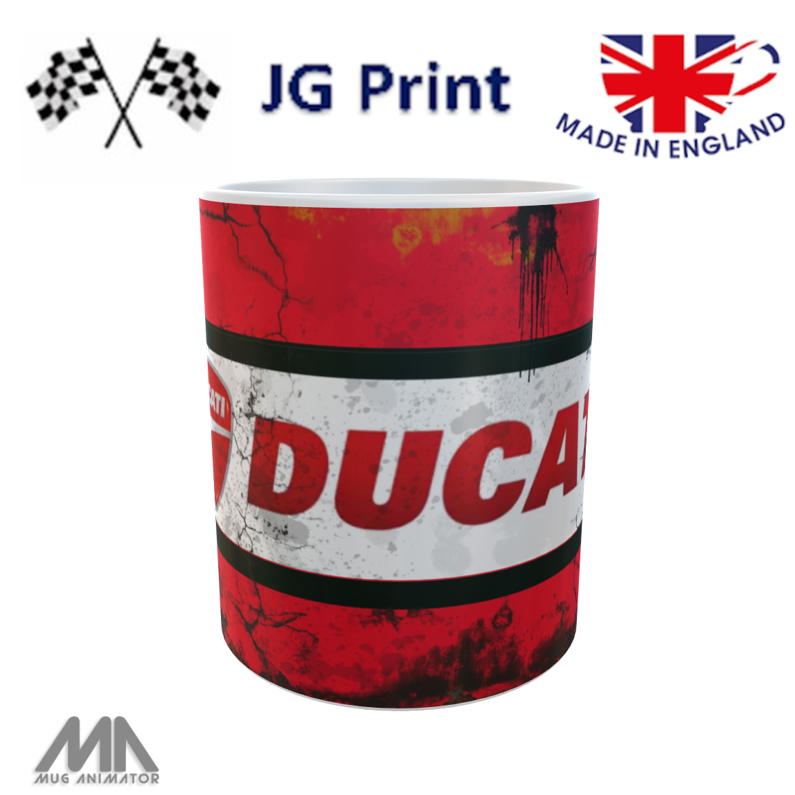 Ducati Mug – Racing Fan Gift | Coffee Cup