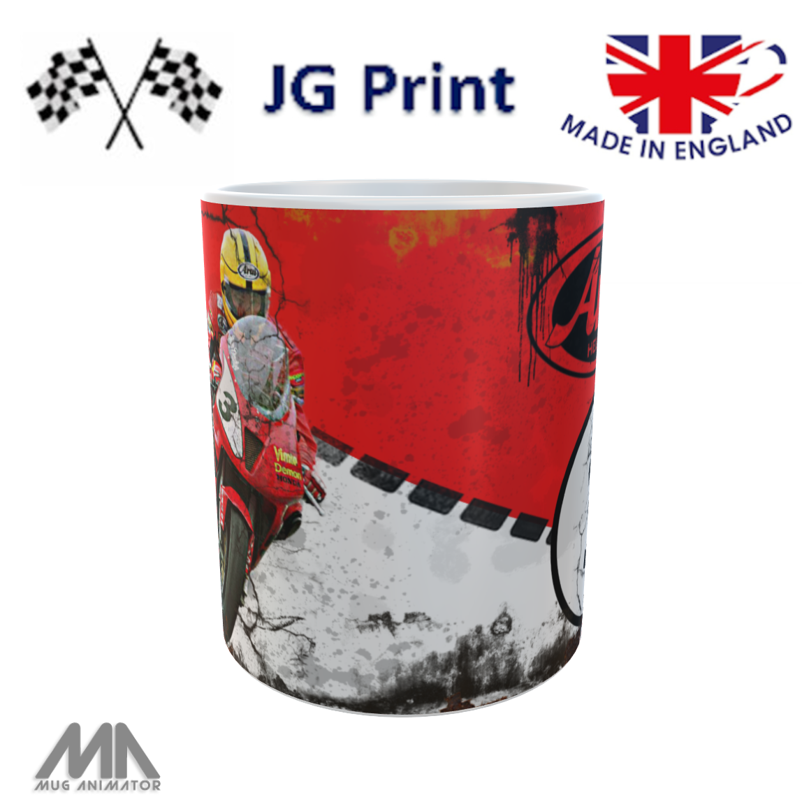 Joey Dunlop Mug – Racing Fan Gift | Coffee Cup