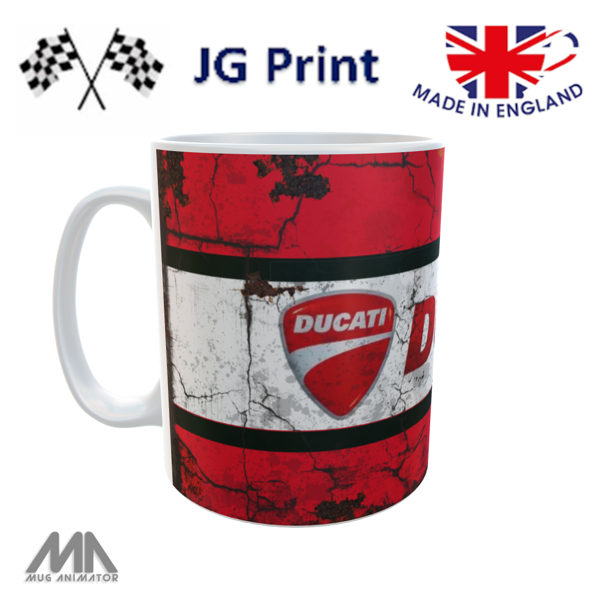 Ducati Mug – Racing Fan Gift | Coffee Cup