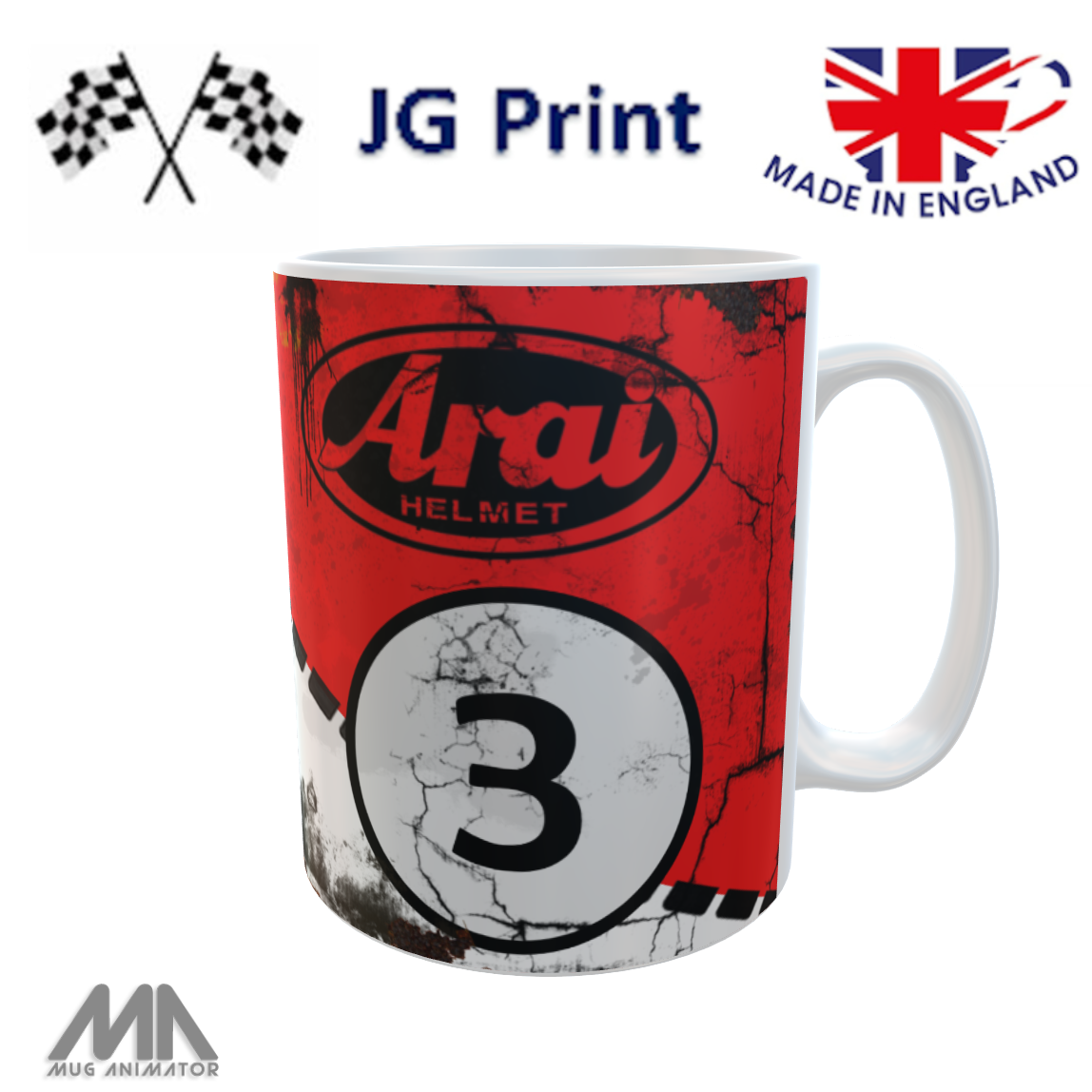Joey Dunlop Mug – Racing Fan Gift | Coffee Cup