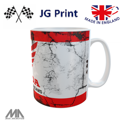 Honda Mug – Racing Fan Gift | Coffee Cup Red