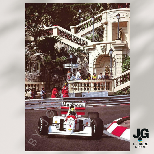 Ayrton Senna Poster Wall Art A1-A5