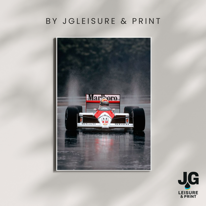 Ayrton Senna Poster Wall Art A1-A5 (Copy)