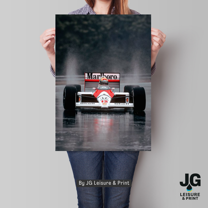 Ayrton Senna Poster Wall Art A1-A5 (Copy)