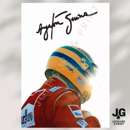 Ayrton Senna Poster Wall Art A1-A5