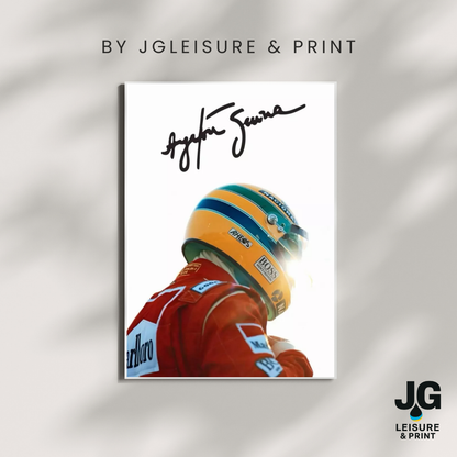 Ayrton Senna Poster Wall Art A1-A5