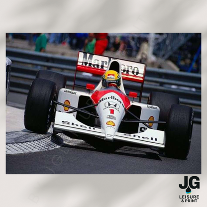 Ayrton Senna Poster Wall Art A1-A5