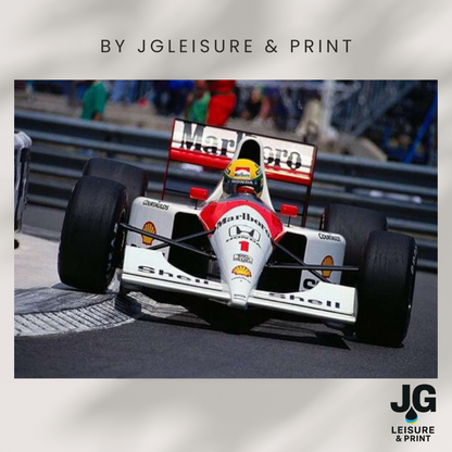 Ayrton Senna Poster Wall Art A1-A5