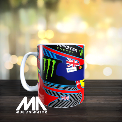 Oscar Piastri helmet inspired Formula One Mug – Racing Fan Gift | McLaren