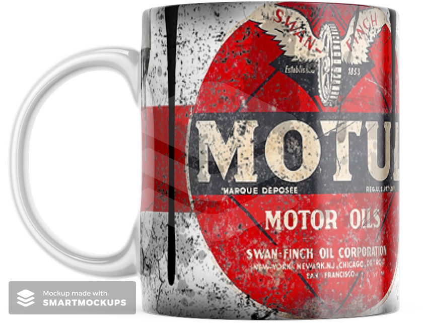6 Pack Retro Oil Can Mug Collection –