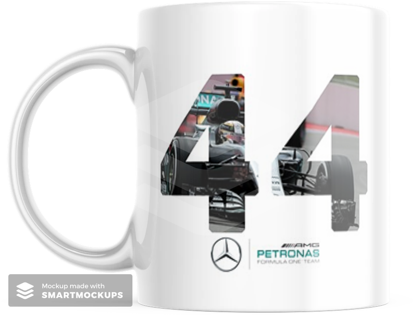 Lewis Hamilton Formula One Mug – Racing Fan Gift | F1 Coffee Cup |