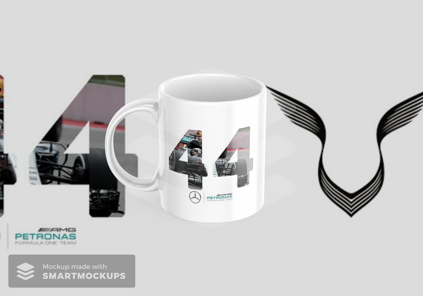 Lewis Hamilton Formula One Mug – Racing Fan Gift | F1 Coffee Cup |