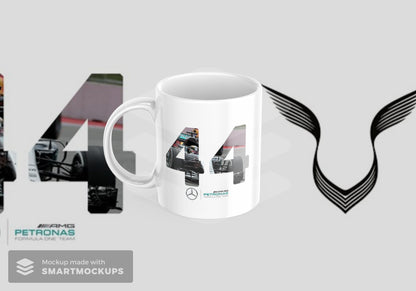 Lewis Hamilton Formula One Mug – Racing Fan Gift | F1 Coffee Cup |