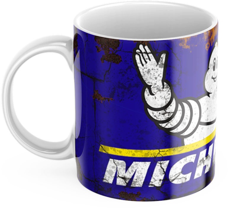 4 Pack Retro Oil Can Mug Collection – Shell Gulf Castrol Michelin