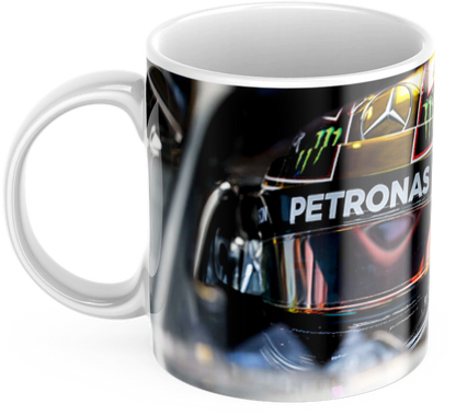 Lewis Hamilton Formula One Mug – Racing Fan Gift | F1 Coffee Cup | Motorsport Enthusiast Gift |