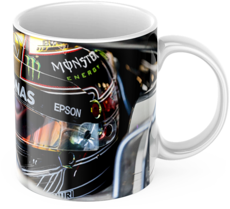 Lewis Hamilton Formula One Mug – Racing Fan Gift | F1 Coffee Cup | Motorsport Enthusiast Gift |