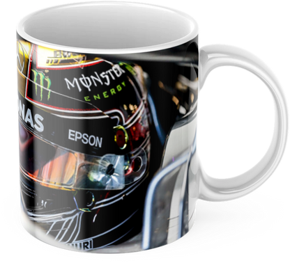 Lewis Hamilton Formula One Mug – Racing Fan Gift | F1 Coffee Cup | Motorsport Enthusiast Gift |