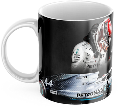 Lewis Hamilton Formula One Mug – Racing Fan Gift | F1 Coffee Cup | Motorsport Enthusiast Gift |