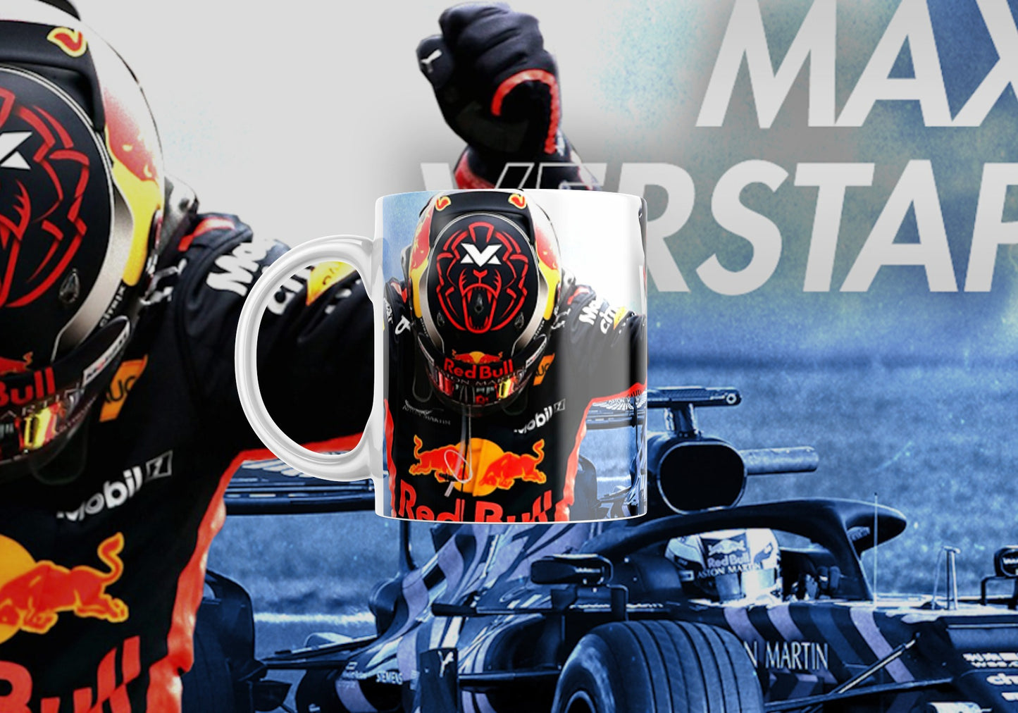 Max Verstappen Formula One Mug – Racing Fan Gift | F1 Coffee Cup |