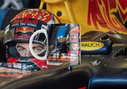Max Verstappen Formula One Mug – Racing Fan Gift | F1 Coffee Cup |