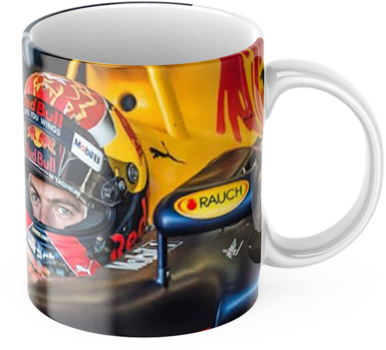 Max Verstappen Formula One Mug – Racing Fan Gift | F1 Coffee Cup |