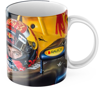 Max Verstappen Formula One Mug – Racing Fan Gift | F1 Coffee Cup |