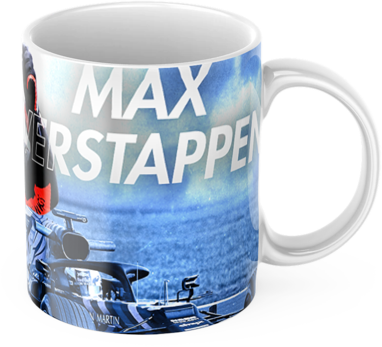 Max Verstappen Formula One Mug – Racing Fan Gift | F1 Coffee Cup |