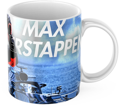 Max Verstappen Formula One Mug – Racing Fan Gift | F1 Coffee Cup |